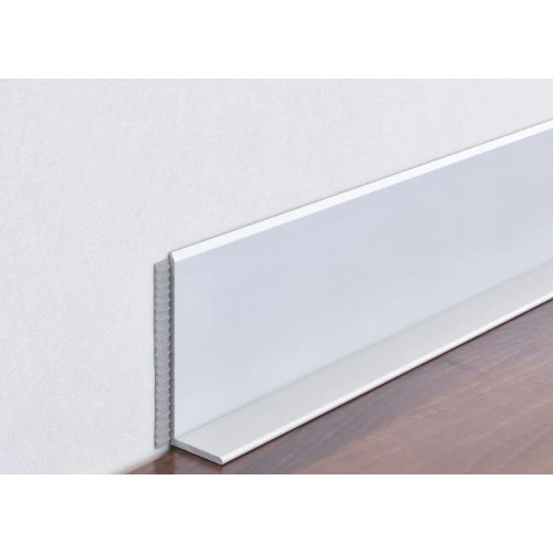 Плінтус алюмінієвий накладний L-профіль 40 мм (Р-7-40) RAL