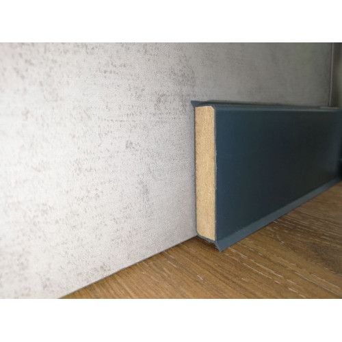 Плінтус МДФ Dollken Cubu flex 60 мм 5012 (1013) Білий