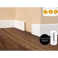 Плінтус МДФ Dollken Cubu flex 80 мм 1144 (0110) Чорний