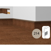 Плінтус для ковроліну Dollken TLE-55 Бежевий 214