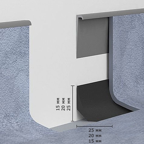 Плінтус Dollken EL 3.5 Білий 117