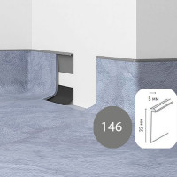 Плинтус Dollken EL 3.5 Серый 146