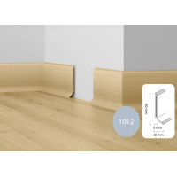 Плінтус МДФ Dollken S-60 flex Світло-сірий 1012