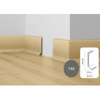 Плінтус МДФ Dollken S-60 flex Сірий 146