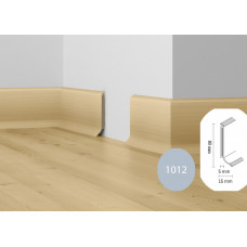 Плінтус МДФ Dollken S-80 flex Світло-сірий 1012