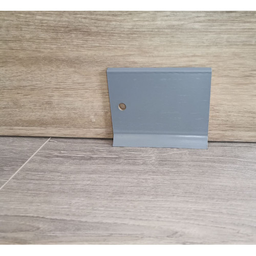 Плінтус МДФ Dollken S-80 flex Темно-сірий 1147