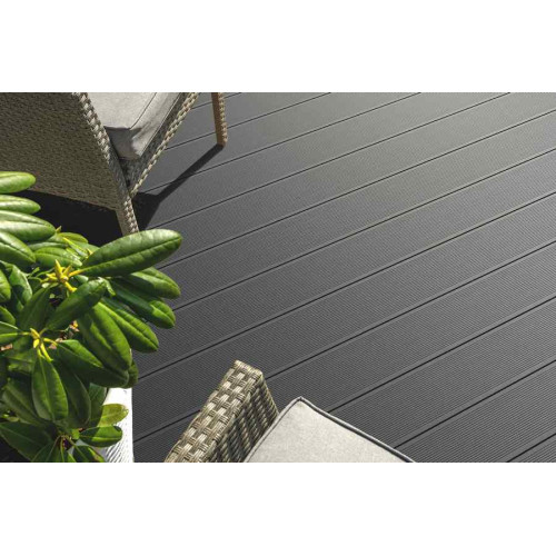 Терасна дошка Bergdeck Чорний (ДПК)