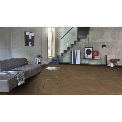 Паркетна дошка Parador TT3 V4m Дуб nougat лівінг мат лак