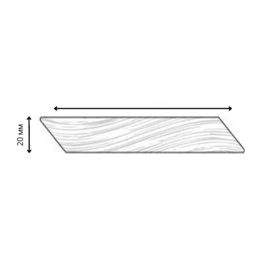 Термо-сосна фасадна дошка Bauwood BF-3 (140 мм)