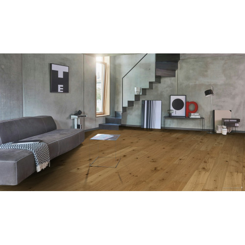 Паркетна дошка Parador Дуб рустик лак мат Ультраширока, колекція Basic11-5 V4m, арт. 1601464, пр-во Німеччина