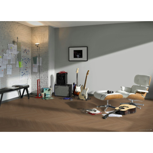 Паркетна дошка Parador TT10 mV4 Дуб Chevron Oak Tuscan мат лак 1748490