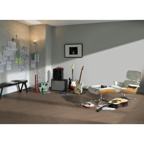 Паркетна дошка Parador TT10 mV4 Дуб Chevron Oak Sienna мат лак 1748482