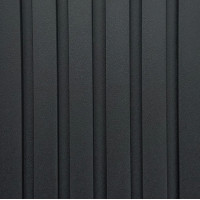 Декоративна стінова панель Super Profil (рейкова) Антрацит