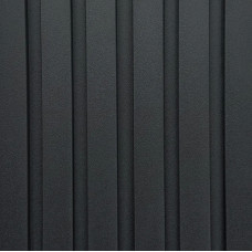 Декоративна стінова панель Super Profil (рейкова) Антрацит