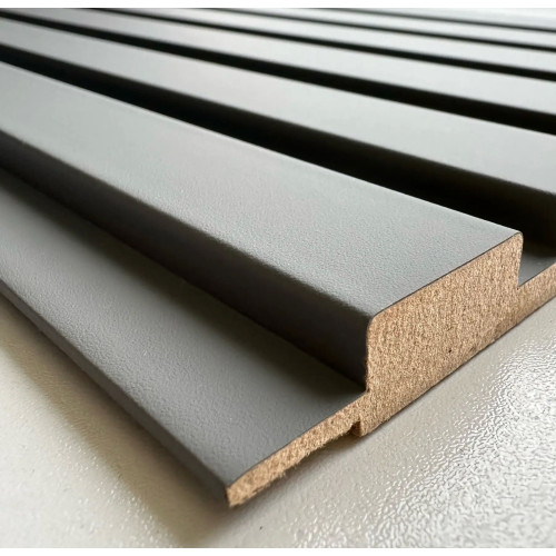 Декоративна стінова панель Super Profil (рейкова) Титан Гофті