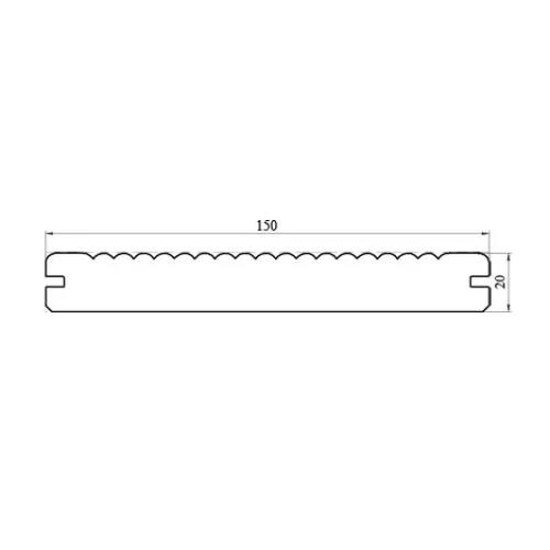 Терасна дошка TardeX 2D Professional Венге