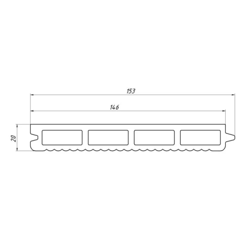 Парканна дошка TardeX Венге
