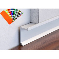 Плінтус алюмінієвий тіньового шва 20 мм (P-1-20) RAL