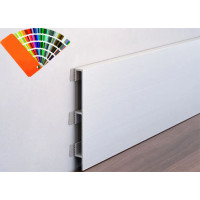 Плінтус - вставка універсальний алюмінієвий накладний з підсвічуванням LED 80 (P-5-80) RAL