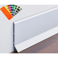 Плінтус алюмінієвий накладний 40 мм (Р-3-40) RAL