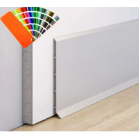 Плинтус алюминиевый накладной 100 mm (Р-3-100) RAL