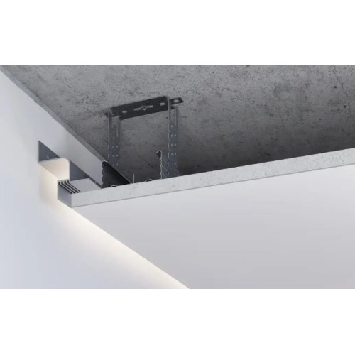 Профіль світло-тіньового шва для LED підсвічування (С-2М RAL9003 Білий)