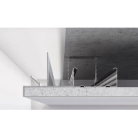 Профіль світло-тіньового шва від 50 мм для LED підсвічування ( б/п )