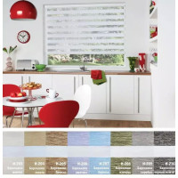 Рулонні штори День-ніч Барселона на замовлення 40 х 80