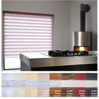 Рулонні штори День-ніч Сандра на замовлення 40 х 80