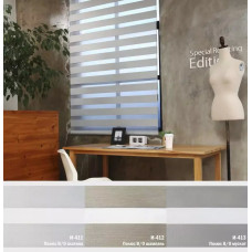 Рулонні штори День-ніч Полюс B/O на замовлення 40 х 80