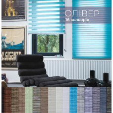 Рулонні штори День-ніч Оливер на замовлення 40 х 80