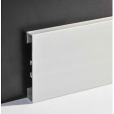 Плінтус прямокутний алюмінієвий П-подібний 80мм