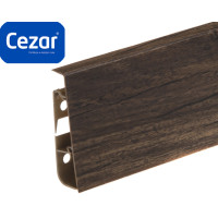 Плінтус пластиковий Cezar Hi Line Prestige Дуб Леонардо Матовий 
