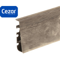 Плінтус пластиковий Cezar Hi Line Prestige ПВХ Дуб Кельтский Матовий