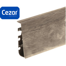 Плінтус пластиковий Cezar Hi Line Prestige ПВХ Дуб Кельтский Матовий