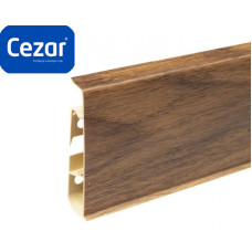 Плінтус пластиковий Cezar Hi Line Prestige ПВХ Дуб Ріверіне Матовий