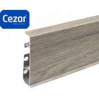 Плінтус пластиковий Cezar Hi Line Prestige ПВХ Дуб Сицилійський Матовий