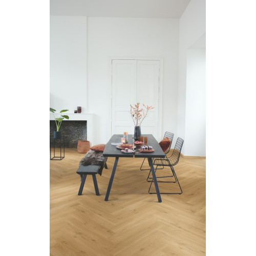 Вінілове покриття Quick-Step Pristine Herringbone (ялинка) Ocean bliss warm honey SGHBC20327 (2,5 мм)