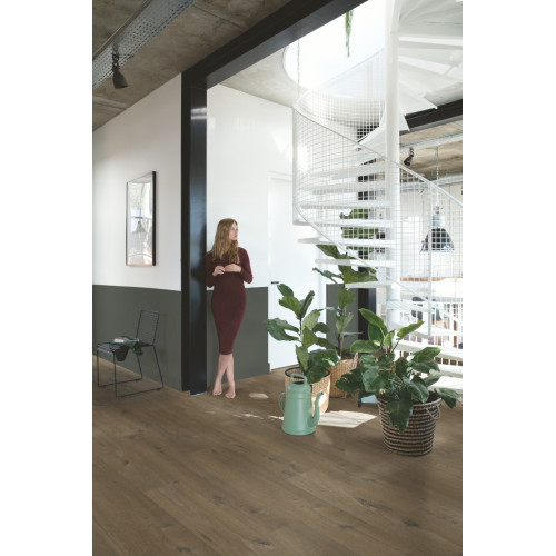 Вінілове покриття Quick-Step Fuse Linen oak dark brown SGMPC20330 (2,5 мм)