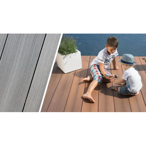 Терасна дошка EASYDECK (ДПК) DOLOMIT-16 BROWN