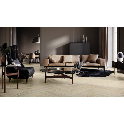 Паркетна дошка Barlinek Дуб GRISSINI Ялинка (Herringbone) 130