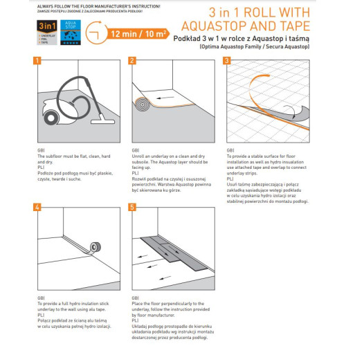 Підкладка Arbiton Multiprotec Acoustic 2 мм PU з мінералами+ALU-folie