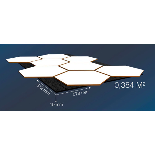 Стінова панель Linari-Wall МДФ Соти акустичні 605