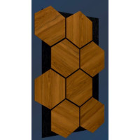 Стінова панель Linari-Wall МДФ Соти акустичні 605