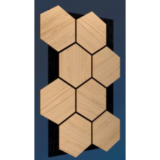 Стінова панель Linari-Wall МДФ Соти акустичні 606