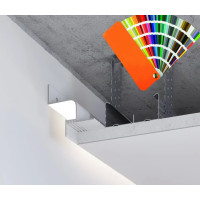 Профіль світло-тіньового шва для LED підсвічування (С-2М RAL9003 Білий)