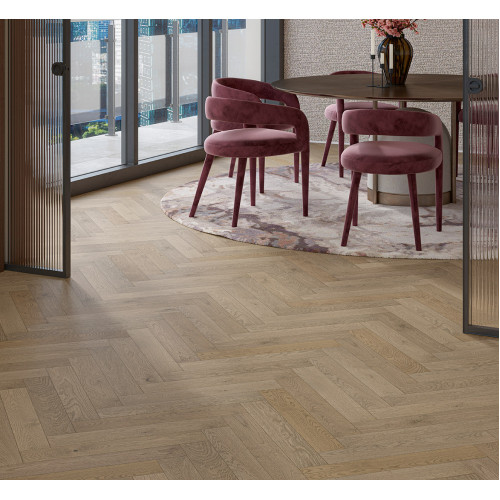 Паркетна дошка Parador TT3 V4m Дуб Chalet grey лівінг плюс екстра мат лак