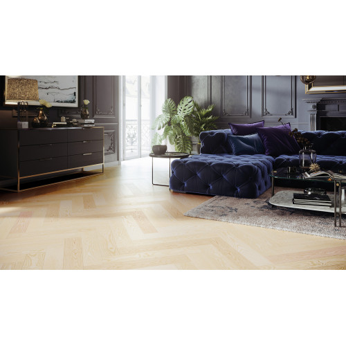 Паркетна дошка Barlinek Ясен Moonlight Класична «Ялинка» (Herringbone) 130