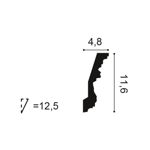 Декоративний карниз Orac Decor C201