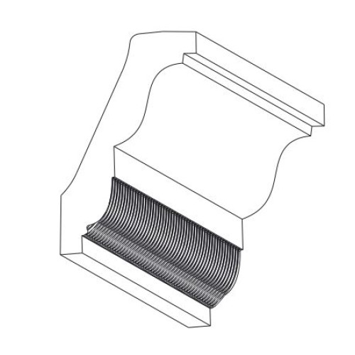 Декоративний гибкий карниз Orac Decor C212 Flex